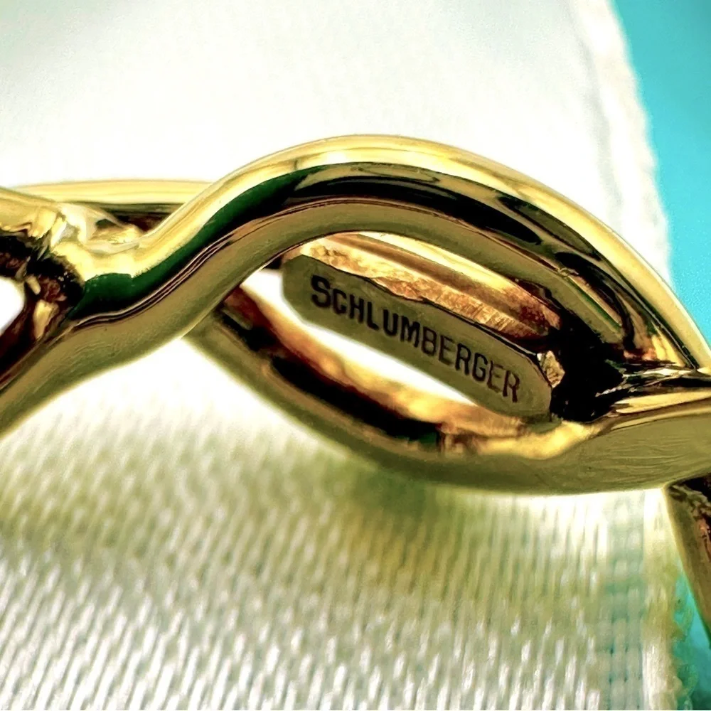 RARE Tiffany & Co. 1980 Jean Schlumberger 18K Yellow Gold Ring with Packaging